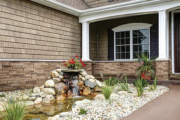 Versetta Stone Ledgestone in Plum Creek