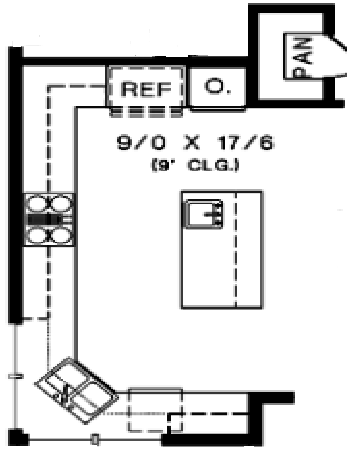 Kitchen: Reading a Floor Plan