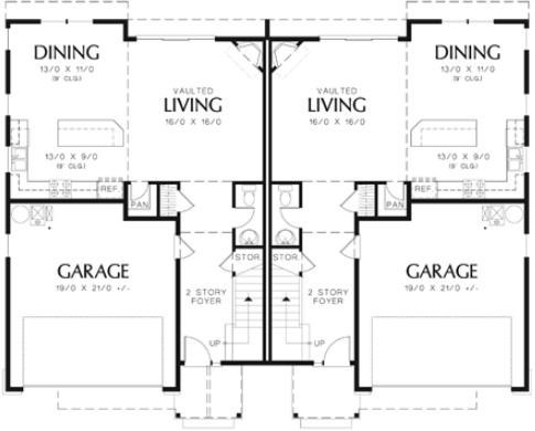 Duplex House Plans