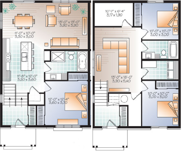 Duplex House Plans