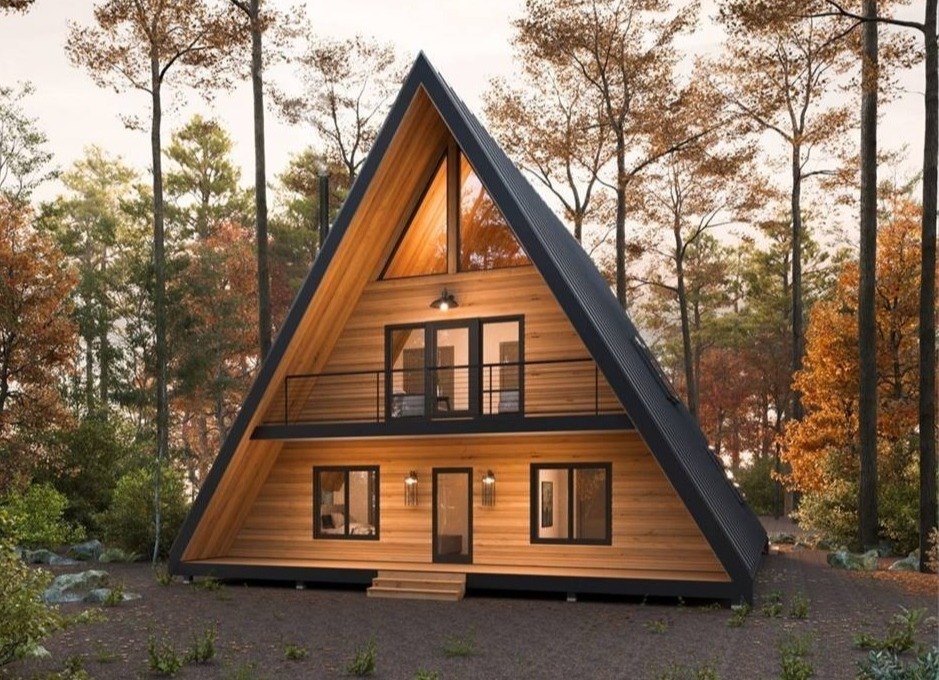 an affordable a-frame house plan