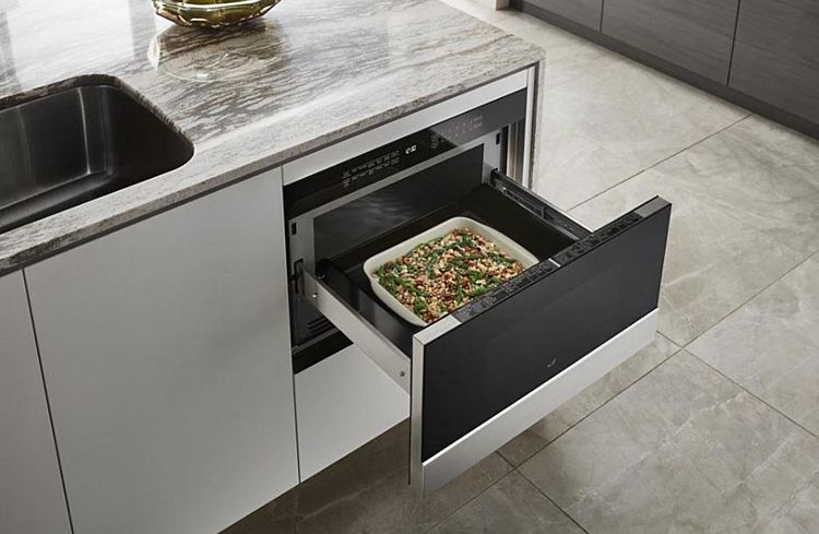 An Under-Counter Microwave Drawer with Tons of Features