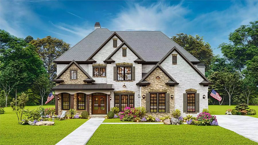 A Grand Two-Story Traditional Home with a Formal Layout and Five Bedrooms