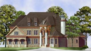  European  House  Plan  with 3 Bedrooms and 2 5 Baths Plan  5985