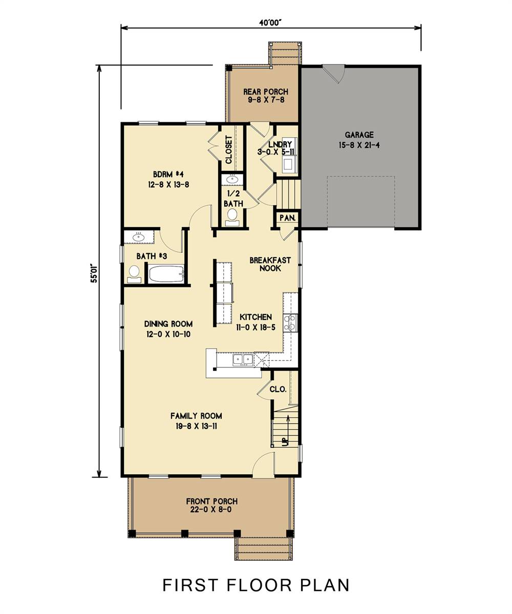 Colonial Style House Plan 1625: Quincey Bay - Plan 1625