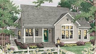 Cottage House Plan with 3 Bedrooms and 2.5 Baths - Plan 3645